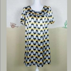 Faith Love Passion Womens Size Medium Dress Yellow